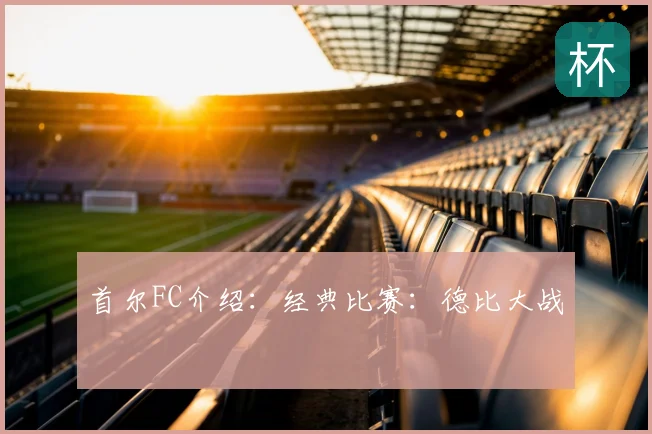 首尔FC介绍：经典比赛：德比大战